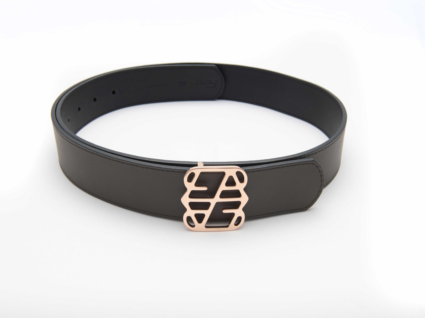 Elegante Stretto - Black/Chocolate 4cm