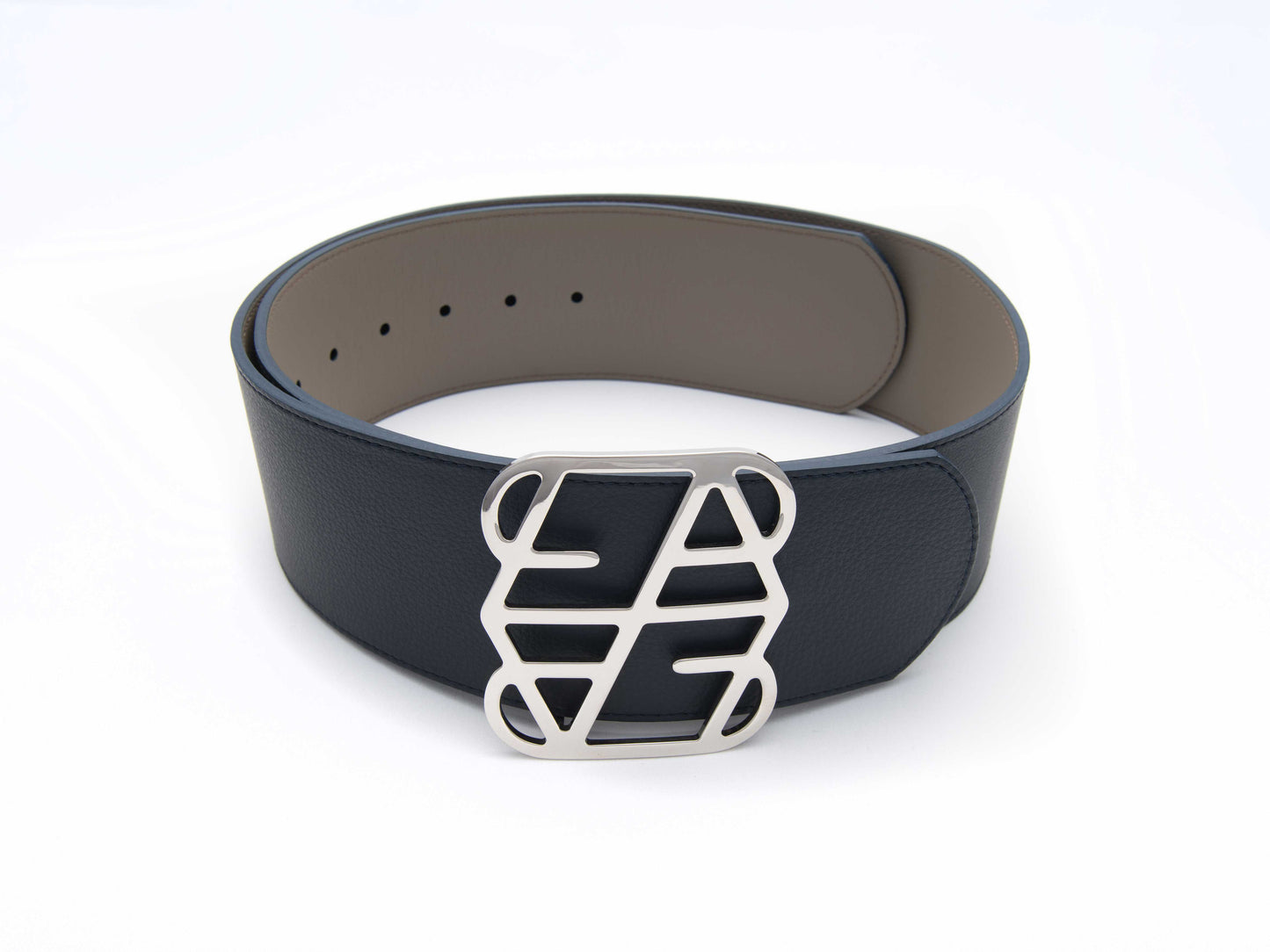Elegante Ampio - Taupe/Dark Blue 7cm