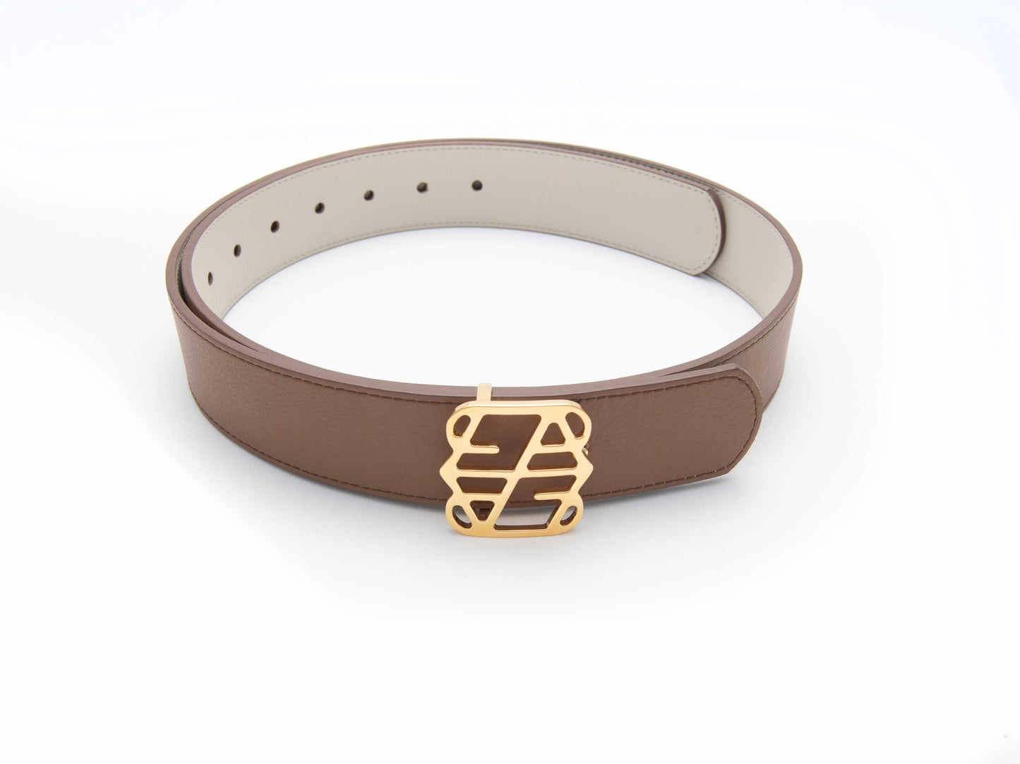 Elegante Stretto - Beige/Light Brown 4cm